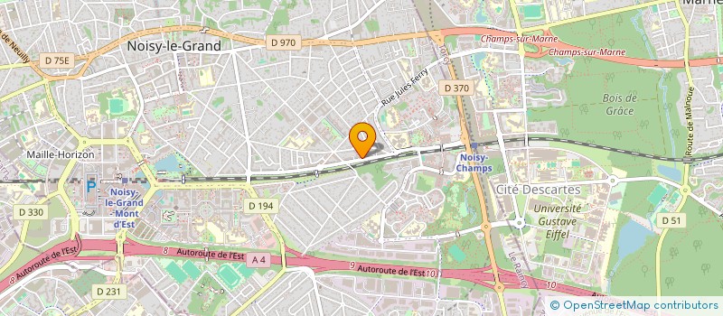 localisation de l'entreprise MONSIEUR DILAN MONIER  NOISY-LE-GRAND