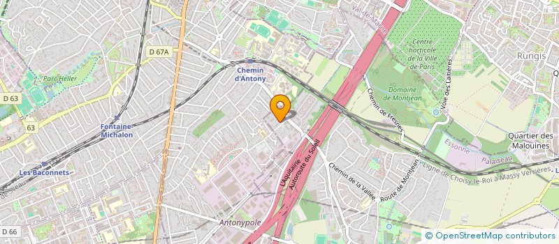 localisation de l'entreprise MONSIEUR DILAN PARUTA  WISSOUS