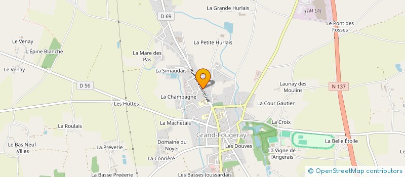 localisation de l'entreprise MONSIEUR DILAN PINEAU  GRAND-FOUGERAY