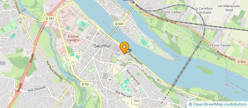 localisation de l'entreprise MONSIEUR DILAN PIOCELLE  SAUMUR