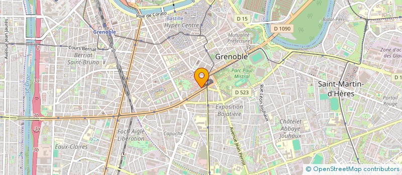 localisation de l'entreprise MONSIEUR DILANE JOVANY GHOMSI  GRENOBLE