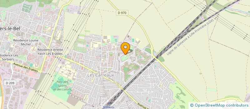 localisation de l'entreprise MONSIEUR DILANE NGOULOU  GONESSE