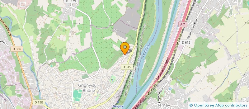 localisation de l'entreprise MONSIEUR DILANNE VANDEVELDE  GRIGNY