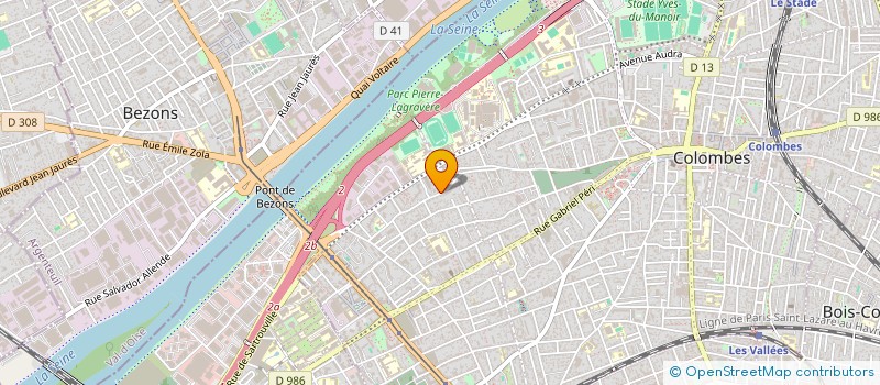 localisation de l'entreprise MONSIEUR DILAWAR SHINWARI  COLOMBES