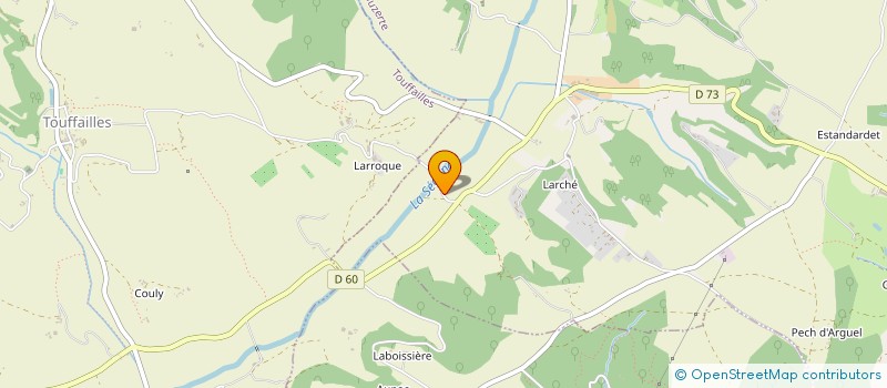 localisation de l'entreprise MONSIEUR DILETTO SOTTIL  LAUZERTE