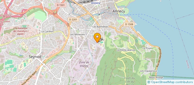 localisation de l'entreprise MONSIEUR DILHAN KUSTUL  ANNECY