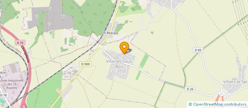 localisation de l'entreprise MONSIEUR DILHAN SOBAY  VILLAINES-SOUS-BOIS