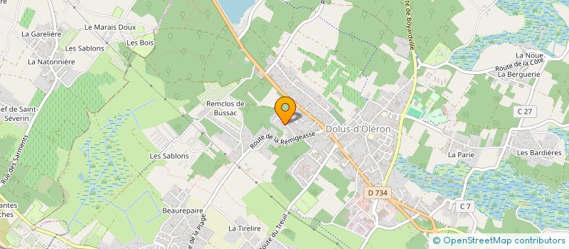 localisation de l'entreprise MONSIEUR DILIO FUSI  DOLUS-D OLERON