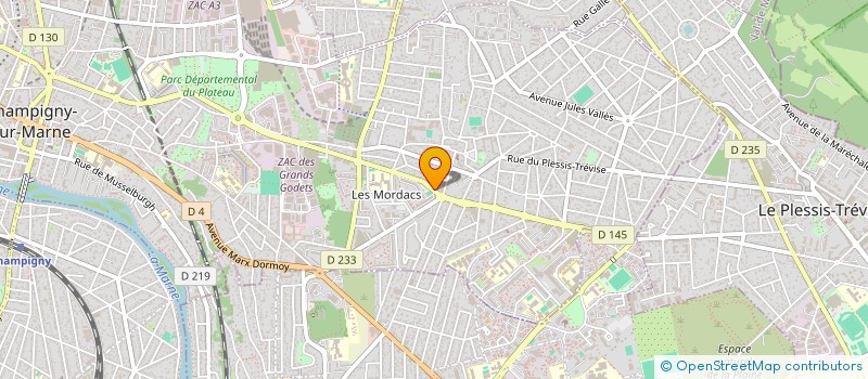 localisation de l'entreprise MONSIEUR DILLAN ALLAB à CHAMPIGNY-SUR-MARNE