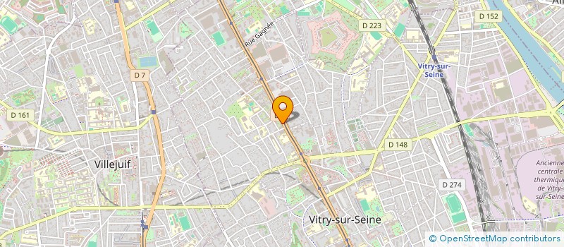 localisation de l'entreprise MONSIEUR DILLAN BOUAZIZ  VITRY-SUR-SEINE