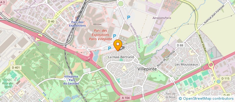 localisation de l'entreprise MONSIEUR DILSHAD NAFEES à VILLEPINTE
