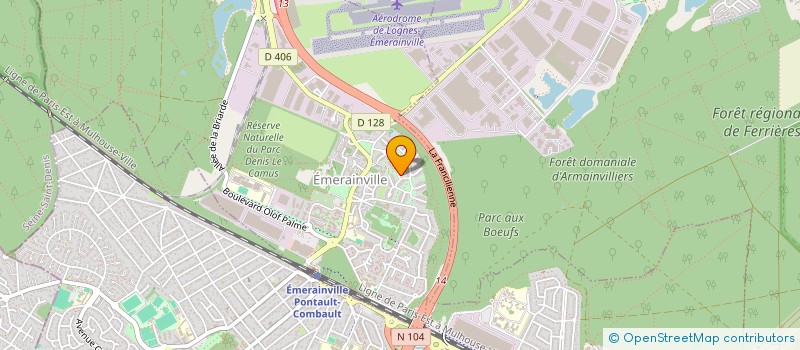 localisation de l'entreprise MONSIEUR DILUXAN ANTONY DAKLAS  EMERAINVILLE