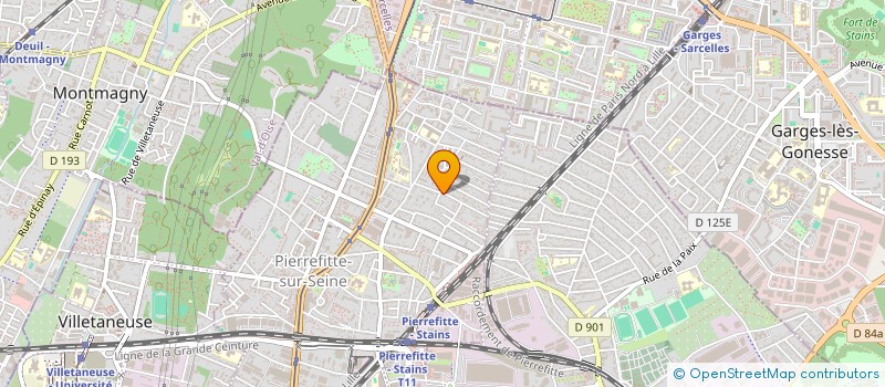 localisation de l'entreprise MONSIEUR DIMBA FADIGA  PIERREFITTE-SUR-SEINE