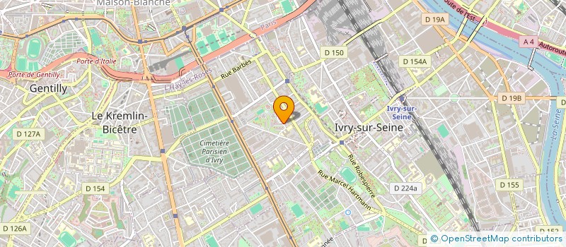localisation de l'entreprise MONSIEUR DIMBUMBA LUTONADIO à IVRY-SUR-SEINE