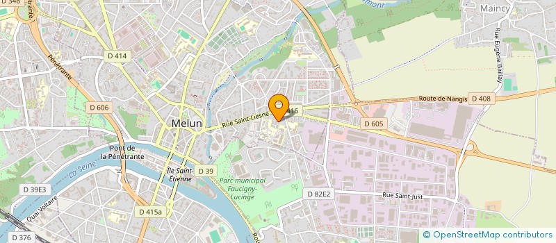 localisation de l'entreprise MONSIEUR DIMI ANDRE  MELUN