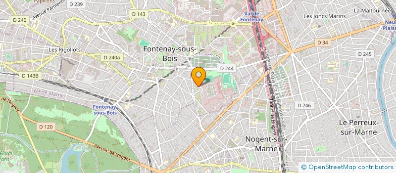 localisation de l'entreprise MONSIEUR DIMITAR ANGELOV à FONTENAY-SOUS-BOIS