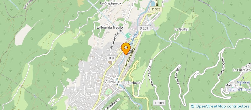 localisation de l'entreprise MONSIEUR DIMITAR BOEV  ALLEVARD