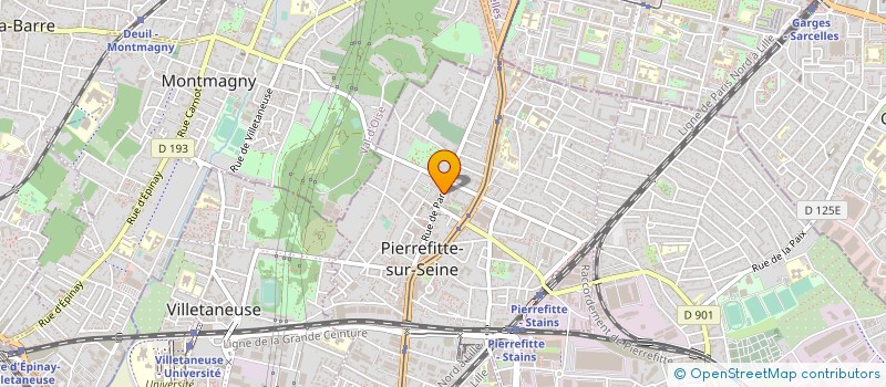 localisation de l'entreprise MONSIEUR DIMITAR GEORGIEV à PIERREFITTE-SUR-SEINE
