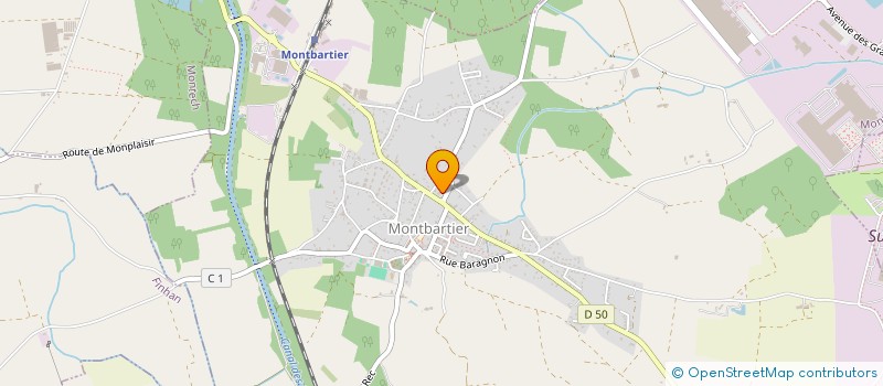 localisation de l'entreprise MONSIEUR DIMITAR MLADENOV  MONTBARTIER