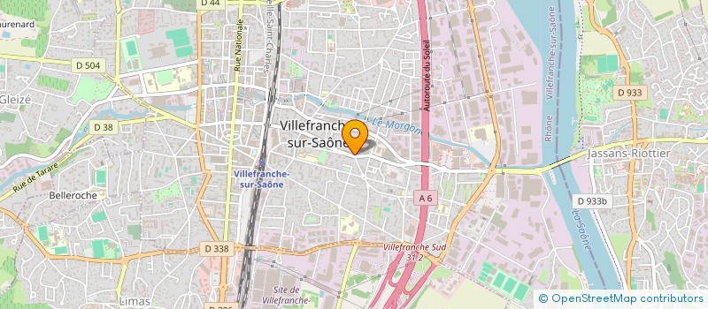 localisation de l'entreprise MONSIEUR DIMITAR RISTOVSKI  VILLEFRANCHE-SUR-SAONE