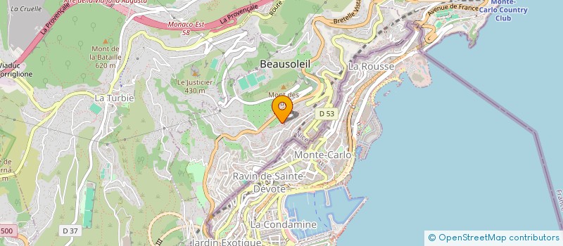 localisation de l'entreprise MONSIEUR DIMITRE KALINKOV à BEAUSOLEIL