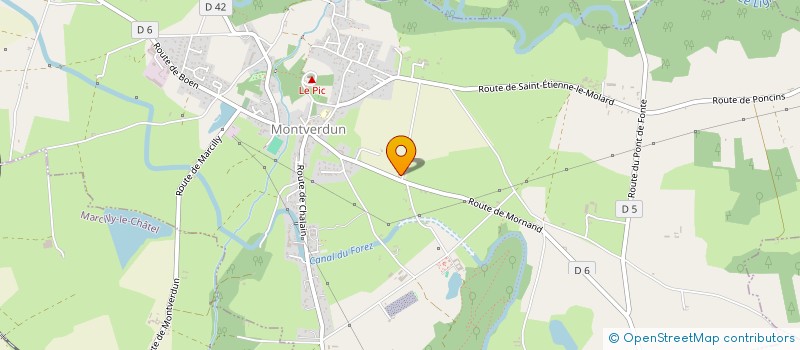 localisation de l'entreprise MONSIEUR DIMITRI ACHARD  MONTVERDUN