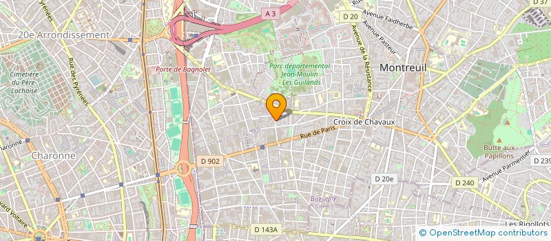 localisation de l'entreprise MONSIEUR DIMITRI ADIER  MONTREUIL