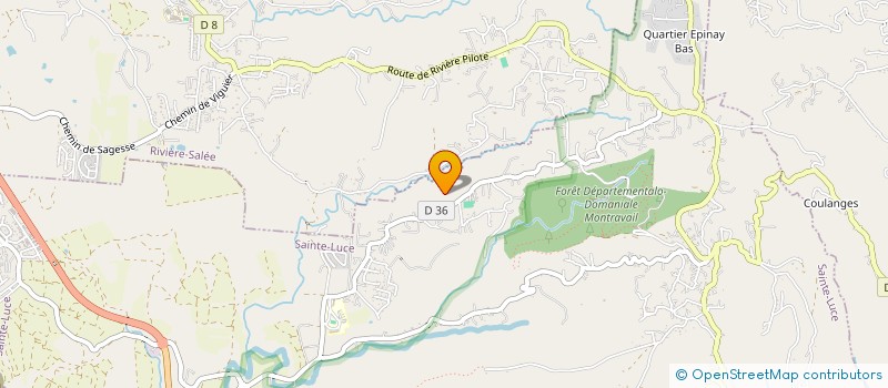 localisation de l'entreprise MONSIEUR DIMITRI ANNETTE  SAINTE LUCE