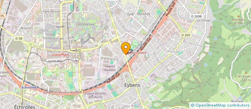 localisation de l'entreprise MONSIEUR DIMITRI ARTHAUD  EYBENS