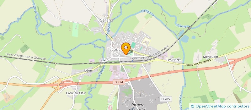 localisation de l'entreprise MONSIEUR DIMITRI ASTRALDI à ECOUCHE-LES-VALLEES