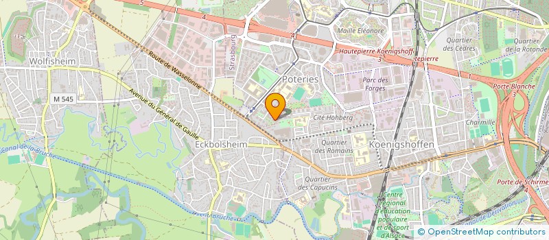 localisation de l'entreprise MONSIEUR DIMITRI AUNOUVIET  STRASBOURG