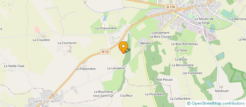 localisation de l'entreprise MONSIEUR DIMITRI AUVRAY  PRE-EN-PAIL-SAINT-SAMSON