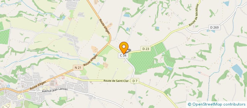 localisation de l'entreprise MONSIEUR DIMITRI BACQUA  LECTOURE