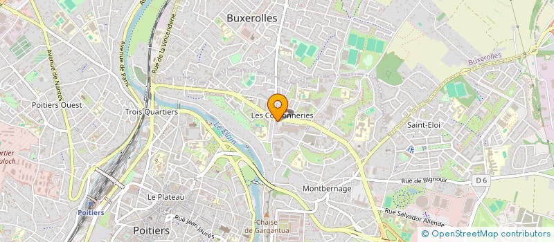 localisation de l'entreprise MONSIEUR DIMITRI BAILLARGUET  POITIERS