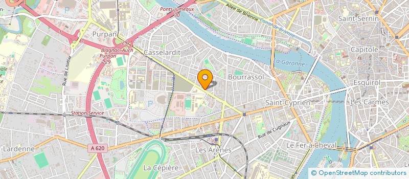 localisation de l'entreprise MONSIEUR DIMITRI BALDERACCHI  LAUNAGUET