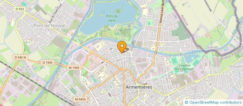 localisation de l'entreprise MONSIEUR DIMITRI BARATTO  ARMENTIERES