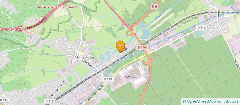 localisation de l'entreprise MONSIEUR DIMITRI BARBIER  MONSWILLER