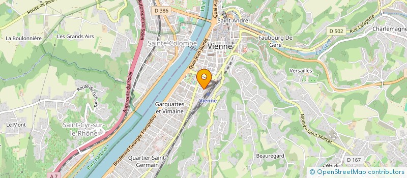 localisation de l'entreprise MONSIEUR DIMITRI BARBOT  VIENNE