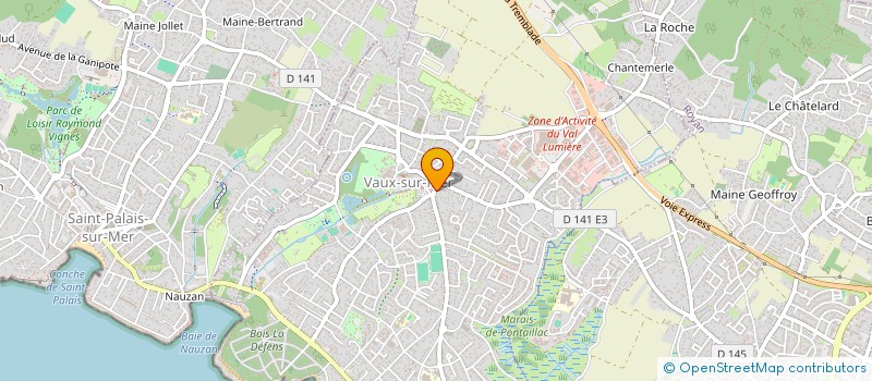 localisation de l'entreprise MONSIEUR DIMITRI BARET  VAUX-SUR-MER