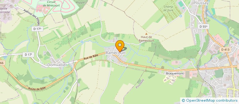 localisation de l'entreprise MONSIEUR DIMITRI BARTHELEMY  RAMECOURT