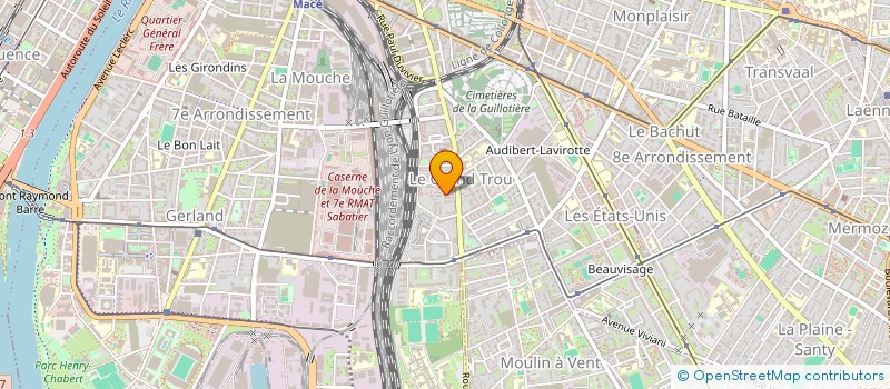 localisation de l'entreprise MONSIEUR DIMITRI BASIL  LYON