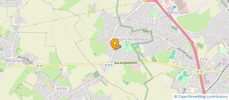 localisation de l'entreprise MONSIEUR DIMITRI BATEAU  AUBRY-DU-HAINAUT