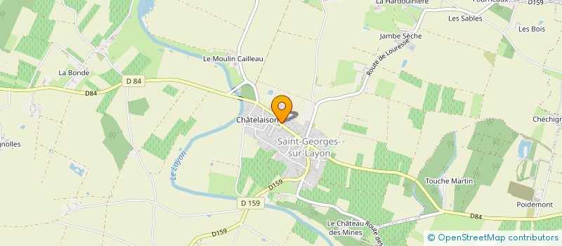 localisation de l'entreprise MONSIEUR DIMITRI BEAUCHENE  DOUE-EN-ANJOU