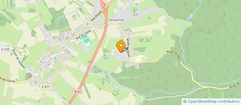 localisation de l'entreprise MONSIEUR DIMITRI BEAUGET  ROCROI