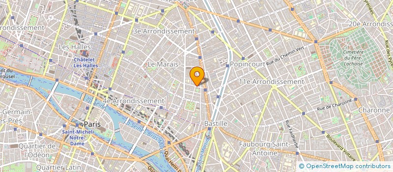 localisation de l'entreprise MONSIEUR DIMITRI BECK à PARIS