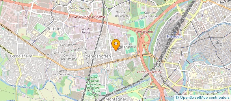 localisation de l'entreprise MONSIEUR DIMITRI BEDO à STRASBOURG