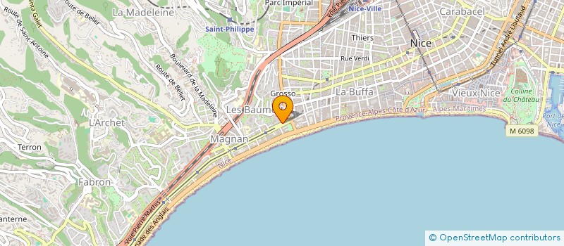 localisation de l'entreprise MONSIEUR DIMITRI BEGUNOV à NICE