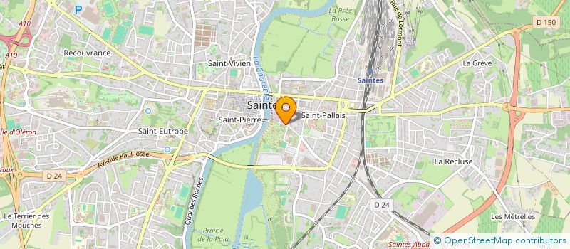 localisation de l'entreprise MONSIEUR DIMITRI BENARD  SAINTES