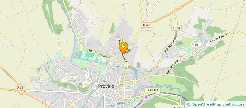 localisation de l'entreprise MONSIEUR DIMITRI BENARD  PROVINS