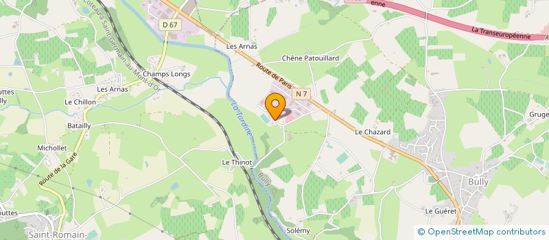 localisation de l'entreprise MONSIEUR DIMITRI BENETON  BULLY